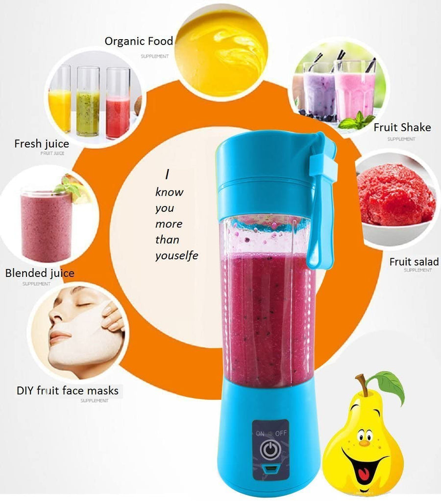 Portable & Rechargeable Electric Juicer Blender